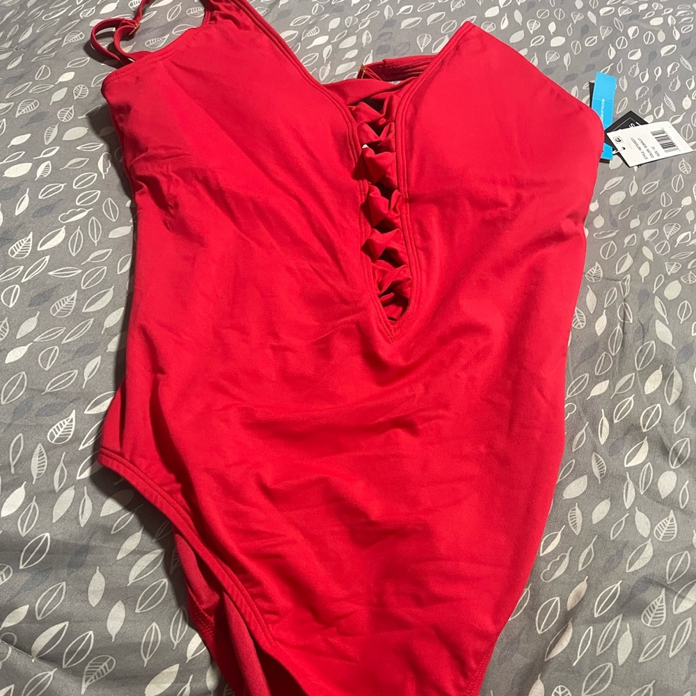 NWT Bleu Rod Beattie one piece swimsuit 12!